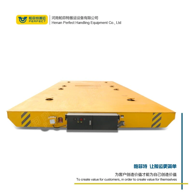 Electrical Factory Material Heavy Load Transfer Trackless Cart 40 Tons factory