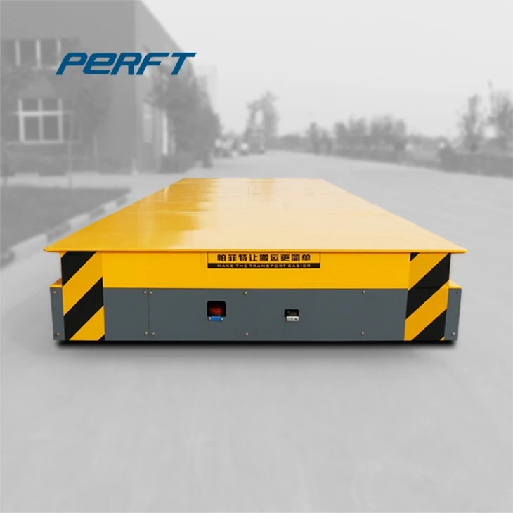 20 Tons Trackless Transfer Cart With Lifting Flat For Workshop Used